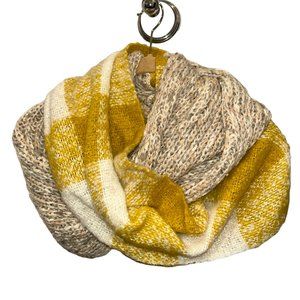 Sleeping on Snow Anthropologie Marigold oatmeal infinity cozy scarf